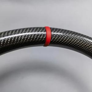 Volant en fibre de carbone noir mat pour <span class=keywords><strong>mercedes</strong></span>-benz <span class=keywords><strong>AMG</strong></span> W204 W205 CLA C217 W211 W212 W221 W222 S63 C63 GLA45 C43 SLC - Product Image 4