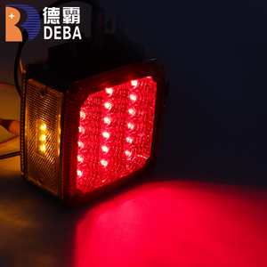 DEBA Đèn LED 24V 12V 39 Bán Chạy Đèn Bệ Hai Mặt Cho Xe Moóc Xe Tải Đèn Báo Bên Vuông Kèm Đèn Báo Rẽ - Product Image 6