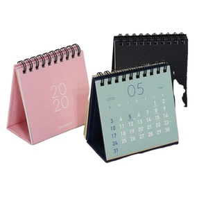 Nhà Máy Tùy Chỉnh In Ấn Lịch Dập Nổi Giấy Nghệ Thuật Văn Phòng <span class=keywords><strong>2025</strong></span> Mới Phong Cách Mini Bàn Nhỏ Lịch Với Cuộn Dây Kim Loại - Product Image 3