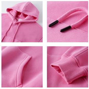 Sudadera con Capucha TKAN400D al por Mayor, Personalizada para Mujer, de Alta Calidad, 100% Algodón, Corta, Abrigada, Talla Grande, Informal, con Hombros Caídos y Bolsillos - Product Image 3