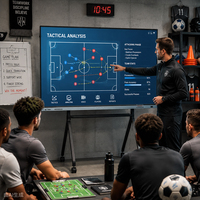 Pizarra Interactiva Táctica Deportiva de 55, 65 y 75 Pulgadas, 4K UHD, Pantalla Táctil de 20 Puntos para Entrenamiento y Estrategia de Equipo