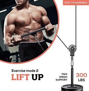 Thiết bị tập thể dục cao kéo xuống đào tạo dây ròng rọc đặt cơ tam đầu xuống áp lực phụ kiện - Product Image 4