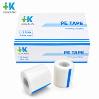 Bande adhésive chirurgicale stérile en papier microporeux PE respirante et imperméable de 1,25 cm, 2,5 cm, 5 cm, 7,5 cm, 10 cm