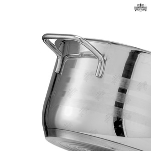 Ensemble de casseroles et poêles de cuisine en acier inoxydable de haute qualité en gros, <span class=keywords><strong>9</strong></span> pièces, ensemble de casseroles à induction, OEM/ODM - Product Image 3