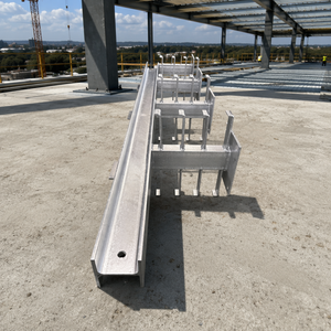 Viga de Soporte <span class=keywords><strong>para</strong></span> Losa de Acero <span class=keywords><strong>para</strong></span> Encofrado de Losas de <span class=keywords><strong>Techo</strong></span>, Perfil H Galvanizado, Ganchos Soldados, Longitud Personalizada - Product Image 2