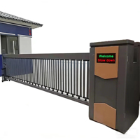 Fabricant de barrières de clôture, barrière de clôture automatique de haute qualité, robuste, avec affichage LED