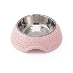 Popular Design Antiderrapante Forma do Coração Cat Food Splash Proof <span class=keywords><strong>Bowl</strong></span> Aço Inoxidável <span class=keywords><strong>Pet</strong></span> Bowls Dog Bowls - Product Image 5