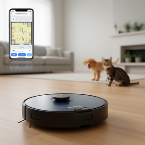 Aspiradora Robótica GeekSmart L7 con 2700 Pa de Succión, Navegación LDS y Control por Aplicación para Hogares Grandes con Mascotas - Product Image 2