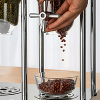 Distributeurs de céréales portables Conteneurs de stockage des aliments Grand comptoir de nourriture sèche pour riz Bonbons Grains Noix Snack Gruau