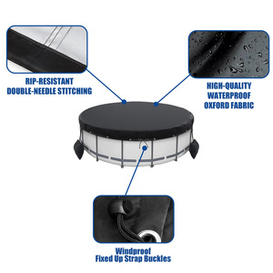 Bâche de <span class=keywords><strong>piscine</strong></span> en PE tissé de qualité supérieure pour piscines extérieures, anti-UV, anti-poussière et résistante à la pluie - Product Image 5