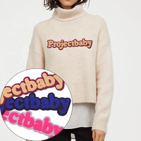 Parches de Bordado Chenille Personalizados con Letras, Nombres y Logotipos para Ropa, Bordados Digitalmente por Computadora