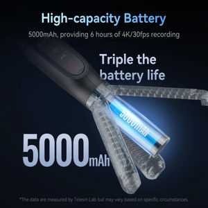 5000Mha 360 ° Rotation Charge Selfie Stick Power Bank Télécommande Trépied Pour <span class=keywords><strong>Gopro</strong></span> Hero 12 11 10 9 <span class=keywords><strong>MAX</strong></span> <span class=keywords><strong>Accessoires</strong></span> - Product Image 3