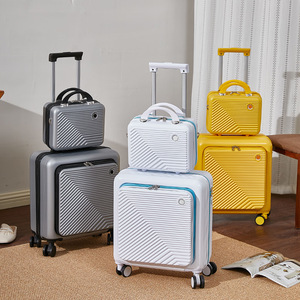 Pailox Wholesale Weight Scale Digital Handle ABS Trolley Bag Travelling Luggage Wheeled <strong>Flight</strong> Case Hard Trolly Bag <strong>Suitcase</strong> - Product Image 3