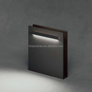 SENZHAO Square LED Wall <b>Light</b> IP65 Aluminum Glow Outdoor Wall <b>Sconce</b> Modern Villa Courtyard Hotel Exterior Decor Wall <b>light</b> - Product Image 1