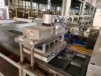 Machine de thermoformage pour contenants alimentaires à emporter, assiettes, couvercles en PP personnalisés, compatible micro-ondes