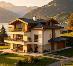 Villa préfabriquée américaine à trois étages, style indépendant, ensemble complet, résidence préfabriquée, <span class=keywords><strong>maison</strong></span> de vacances en acier à 3 étages, bord de mer - Product Image 2