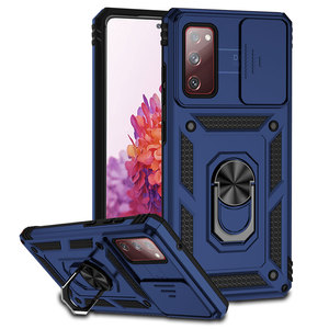 LeYi Cover posteriore Mobile con cursore supporto per anello di protezione per fotocamera custodia antiurto per telefono armatura per <span class=keywords><strong>Samsung</strong></span> s22 ultra A52 <span class=keywords><strong>A72</strong></span> 5G - Product Image 1