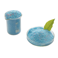 Poudre de savon détergent en mousse propre de haute qualité avec parfum de citron/lavande de couleur bleue haute densité