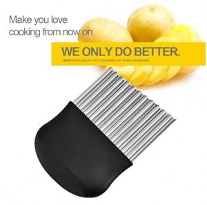 Multifunctional Manual Potato Slicer New <b>Vegetable</b> <b>Cutter</b> and Meat Crinkle <b>Cutter</b> for French Fries & Crisp Chips Waffle <b>Cutter</b> - Product Image 2
