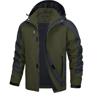 Veste de moto de luxe sur mesure pour hommes, veste en toile de haute qualité avec fermeture éclair sur le devant, col montant, taille plus, pour le printemps - Product Image 2
