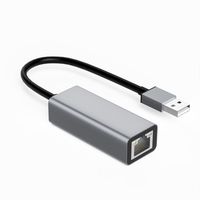 Adaptador Ethernet clásico USB 2.0 a RJ45, tarjeta de red con cable sin controlador de 100Mbps para conexión estable de computadora portátil de escritorio