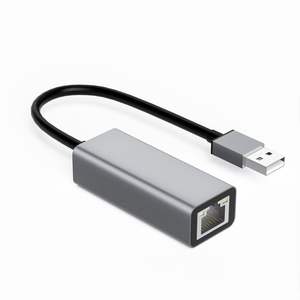 Adaptateur Ethernet USB 2.0 vers <span class=keywords><strong>RJ45</strong></span> classique 100 Mbps, carte réseau filaire sans pilote pour ordinateur de bureau et ordinateur portable, connexion stable - Product Image 2