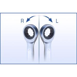 Brilliant <b>Tools</b> Ratchet ring <b>spanner</b>, 9 mm - Product Image 2