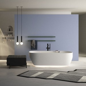 Calentador de toallas doble eléctrico Antonio Lupi Rigo, calentador de acero y aluminio para baño del hogar o del hotel - Product Image 5