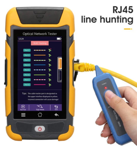 High Performance Optical Network Tester Automatic OTDR VFL OPM OLS Event Map <b>RJ45</b> <b>Cable</b> Tester LED Lighting for FTTH Use - Product Image 4