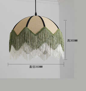 <span class=keywords><strong>Lustre</strong></span> à pompons personnalisé Vintage nouveau modèle de suspension petite taille grande taille gland salon suspension pour maison - Product Image 6