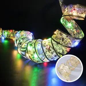 Led Lighted Holiday Ornaments 10m Color Changing Led Holiday Light Christmas Tree Ribbon Lamp Holiday Living Lights