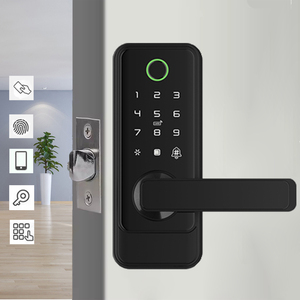 Cerradura Inteligente Digital con Huella Dactilar Tuya TTlock para Puertas de Madera/Latón, con Contraseña, Tarjeta y Teclado, con Conexión a <span class=keywords><strong>la</strong></span> Nube - Product Image 2