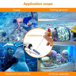 Manual 0-10% <span class=keywords><strong>refractometer</strong></span> brix 1.000-1.070SG ATD sal medidor de Salinidade da Água Do Mar a partir de 10 para 30C refratômetro portátil - Product Image 5