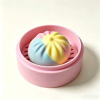 Crackle Mystery Rainbow Squishy Toy Blind Box Squeeze Fidget Toy Crispy Sound Stress Relief Simulation Food Kids Surprise Gift