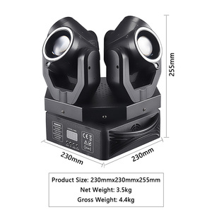 4-cánh tay tàu chiến di chuyển đầu ánh sáng với chùm tia laser cầu vồng hiệu ứng <span class=keywords><strong>DMX</strong></span> điều khiển bằng giọng nói cho sân khấu Disco Party Wedding DJ chiếu sáng - Product Image 6