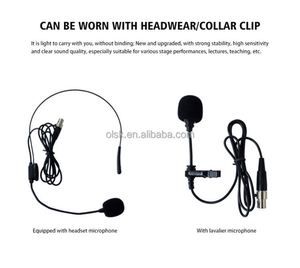 Clavax-Micrófono de solapa inalámbrico UHF, auricular universal para enseñanza, micrófono de pecho, paquete de cintura dinámico - Product Image 5