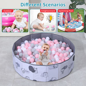 Coloré écologique commercial sport enfants bébé intérieur océan doux jeu mousse en vrac blanc clair 5000 fosse en plastique <span class=keywords><strong>piscine</strong></span> jouet balles - Product Image 4