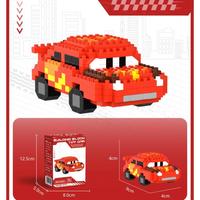 Jouet de construction de voiture en blocs DIY, mini véhicule à assembler pour enfants, petite voiture jouet éducative, jouet de construction à collectionner