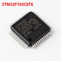 STM32F103C8T6 LQFP-48 32-bit untuk Mikrokontroler Cortex M3 Seri STM32F103 Sistem Minimum STM32 LQFP48 MCU ST IC Chip