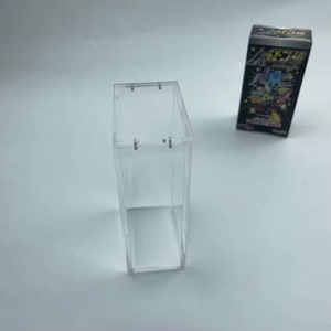 Hot Bán Cao Cấp Acrylic Bảo Vệ Trường Hợp Nhỏ Tăng Cường Hộp Nam Châm Nắp Rõ Ràng Acrylic Bảo Vệ Hiển Thị Trường Hợp Cho Pokemon - Product Image 2