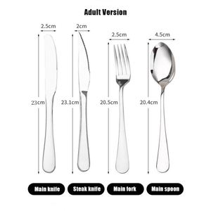 Vente en gros de couverts de table occidentaux en acier inoxydable de haute qualité, couteau, fourchette et cuillère, cadeaux créatifs pour hôtel avec logo personnalisé - Product Image 4