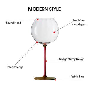 Copa sensorial <span class=keywords><strong>de</strong></span> vino tinto <span class=keywords><strong>de</strong></span> gran capacidad, varilla verde, vaso sensorial <span class=keywords><strong>de</strong></span> estilo europeo, hecho a mano, todo en uno - Product Image 4