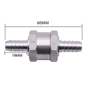 6mm 8mm 10mm 12mm aluminium carburant valve unidirectionnelle essence Diesel clapet anti-retour pour carburateur basse pression systèmes Ruel - Product Image 5