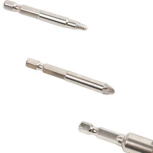 Kit de Extracción de Tornillos Dañados y Rotos con Puntas de Destornillador de Doble Extremo Recubiertas de Titanio - Product Image 4