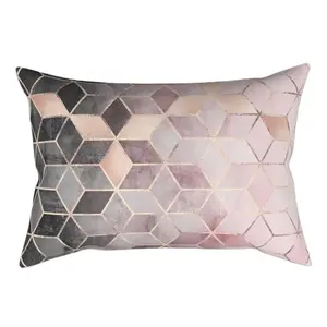 Diamond Lattice Super Stereoscopic Cushion with 30 X 50CM for Waist Pillow for Car Sofa Chair Cushion Pad