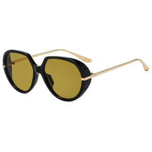 แว่นกันแดดทรงนักบินขนาดใหญ่ รุ่นใหม่ปี <span class=keywords><strong>2026</strong></span> ดีไซน์วินเทจ สีสันโดดเด่น กรอบหนา ทรงรี แฟชั่นทันสมัย เหมาะสำหรับขับรถ ทั้งผู้หญิงและผู้ชาย - Product Image 5