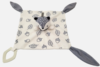 Couverture de sécurité personnalisée en peluche douce en forme de renard, jouets en peluche pour bébés