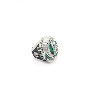 2024-2025 Eagles Kampioenschap <span class=keywords><strong>Ring</strong></span> NFL Philadelphia Eagles Unisex Kristal Verzilverd Heren Alloy Sieraden - Product Image 3