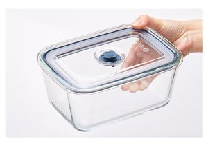 3 <b>Pack</b> Borosilicate Glass Food Storage Containers, Microwave Safe Leakproof Meal Prep Glass Containers - Product Image 2