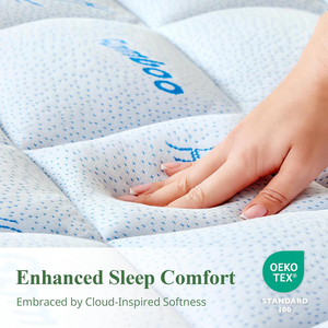 <span class=keywords><strong>Surmatelas</strong></span> pour soulager les douleurs dorsales, matelassé, en viscose fabriquée à partir de bambou, design pliable, pour hôtel et usage domestique - Product Image 2